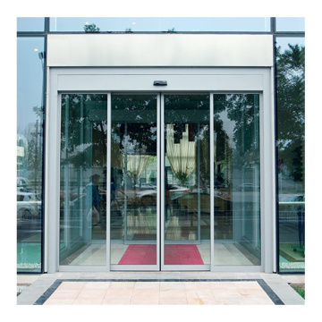 Deper Classical Type 125B 50W Motor Glass Automatic Sliding Door with Sensor